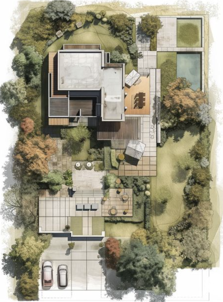 Architectural concept art